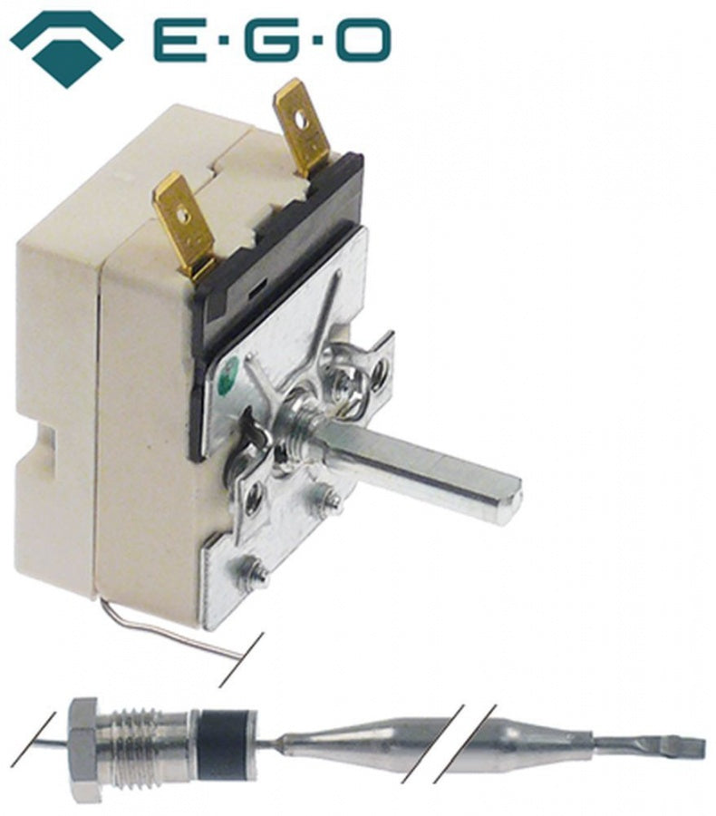 thermostat t.max. 95°C temperature range 30-90°C 1-pole 1NO 16A probe ø 6mm probe length 95mm