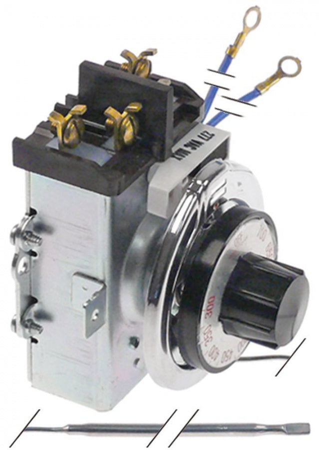 Termostat 148-371°C, cu 2 contacte 2NO, 30 A - 376031