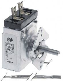 thermostat t.max. 260°C temperature range 64-260°C 1-pole 1NO probe ø 5mm probe L 285mm