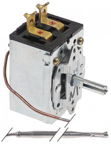 thermostat t.max. 232°C temperature range 65-232°C 1-pole 1NO probe ø 5mm probe L 324mm