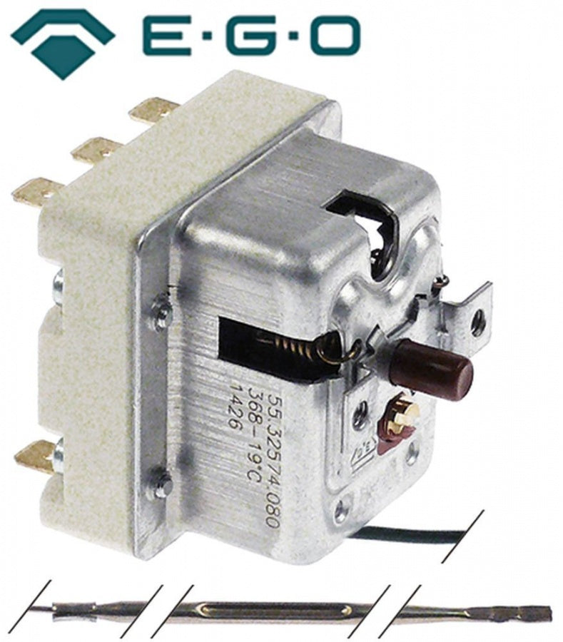safety rod thermostat switch-off temp. 368°C 3-pole 3NO 16A probe ø 3mm probe L 160mm