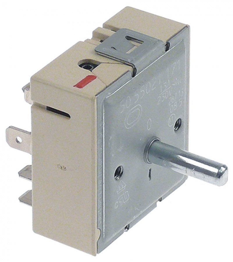 energy regulator 1CO 13A shaft ø 6,4x4,8mm shaft L 23mm