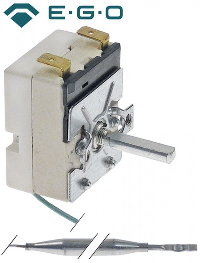 Termostat 30-120°C, contact 1NO, 16 A, bulb ø 6x113 mm, capilar 870 mm - 376070