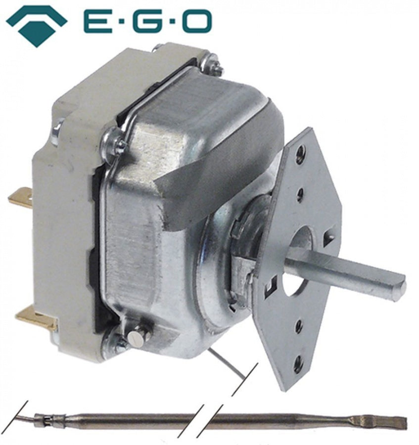 Termostat trifazic 140-360°C, 3 contacte, 16 A, bulb 3,1 x 263 mm, fir capilar 1700 mm - 376089