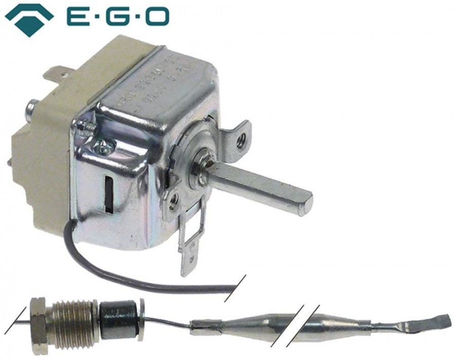Termostat friteuza 101-192°C, senzor ø 6 mm, capilar L 1770 mm, ax ø 6x4,6 mm, EGO 5519035020 - 376096