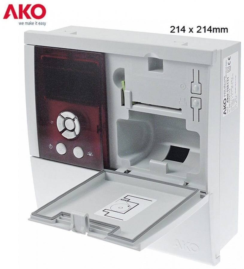 data logger AKO type AKO-156131 214x214mm supply 100-240VAC voltage AC NTC/PTC