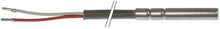 Senzor de temperatura PTC 1 kOhm, bulb ø 6 x 40 mm, temperaturi de la -40  la +150°C, cablu siliconic 2 m - 378067