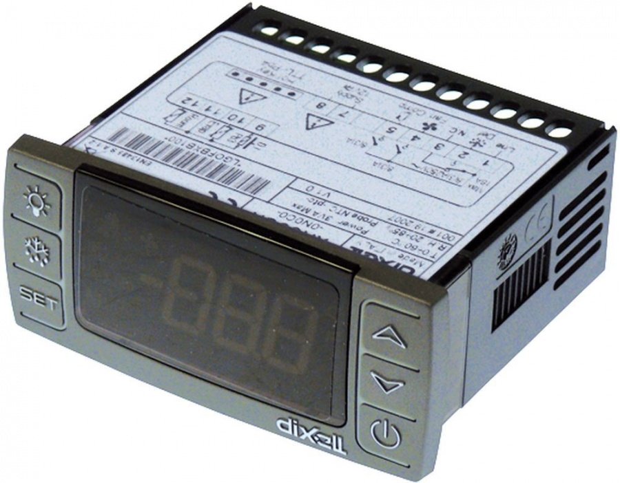 Termostat digital Dixell XR60CX-0N0C0, 12V, - 55 + 150°C, 3 relee, 3 sonde de temperatura NTC - PTC, citire HACCP - 378112