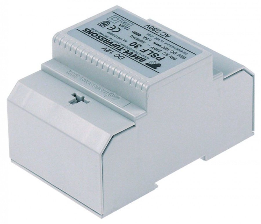 power supply primary 230VAC secondary 12VDCV 50/60Hz DIN rail 1,5 A