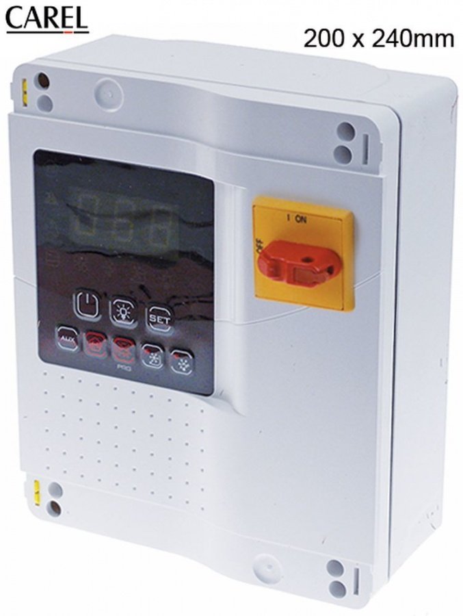 refrigeration controller for cold rooms CAREL MD33D5FB00 200x240mm 230V voltage AC NTC