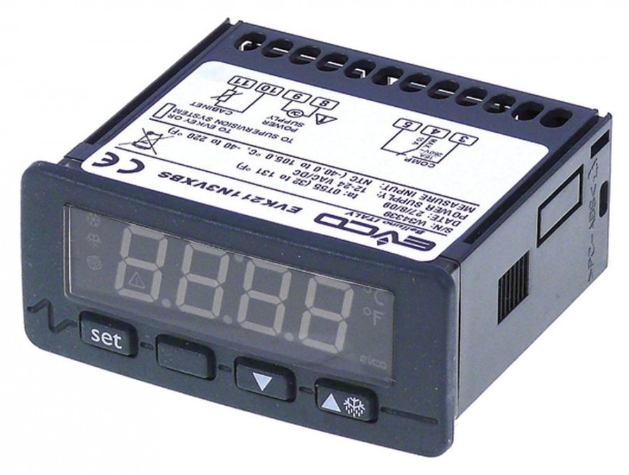Termostat Every Control tip EVK211, 12-24 V, cu 1 releu 16 A, NTC / PTC, -50+150°C - 378147