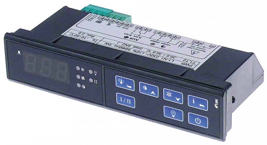 Termostat digital LAE LCD32Q4E-C, 230 V, domeniu -30 +30°C - 378184