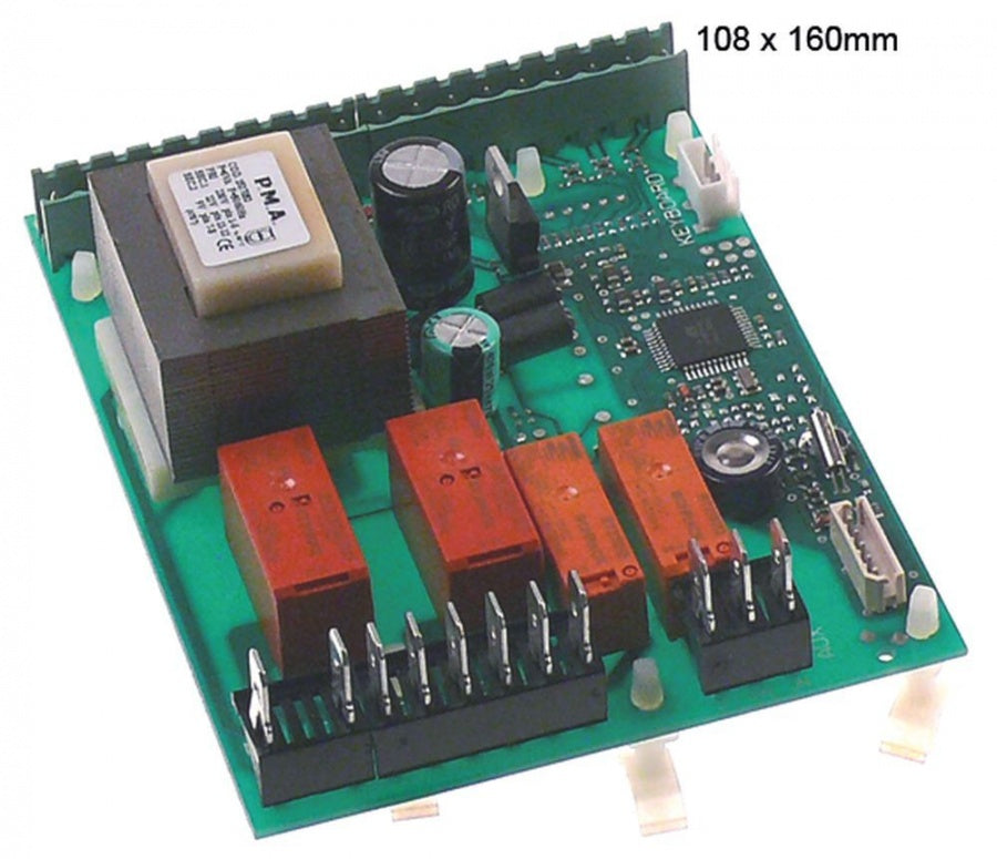 power PCB ELIWELL type IWP740LX model WP34DF1PCH790 108x160mm 230V voltage AC