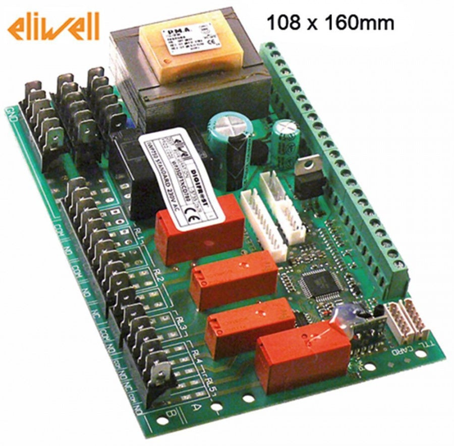 power PCB ELIWELL type IWP750LX model WP35DF1XCD780 107,5x160mm 230V voltage AC