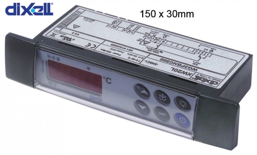 Termostat digital Dixell XW20L-5N0C1, 230 V, sonde NTC 10kOhm / PTC, temperaturi -55+150°C - 378228