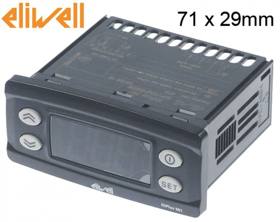 Termostat digital Eliwell IDPlus 961, 230 V, -55 +150°C, sonde compatibile NTC, PTC, Pt1000 - 378298