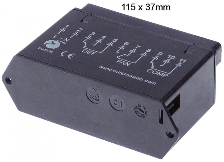 load module EUREMA type EWEM036 115x37mm 230V voltage AC relay outputs 3 CO-20A CO-16A CO-10A
