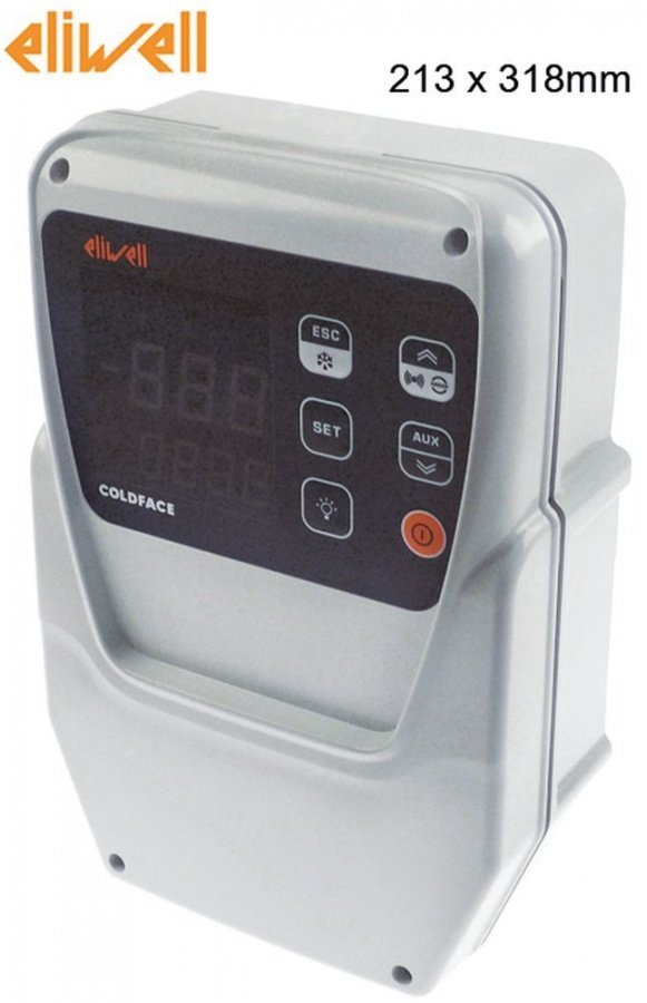 electronic controller ELIWELL EWRC 500 NT 2HP model  210x245mm 230V AC