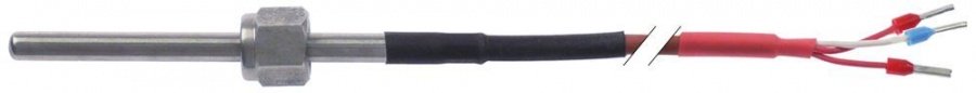 temperature probe Pt100 cable silicone probe temperature -100 up to 450