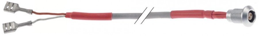 female connector for core temperature probe 2 -pole
