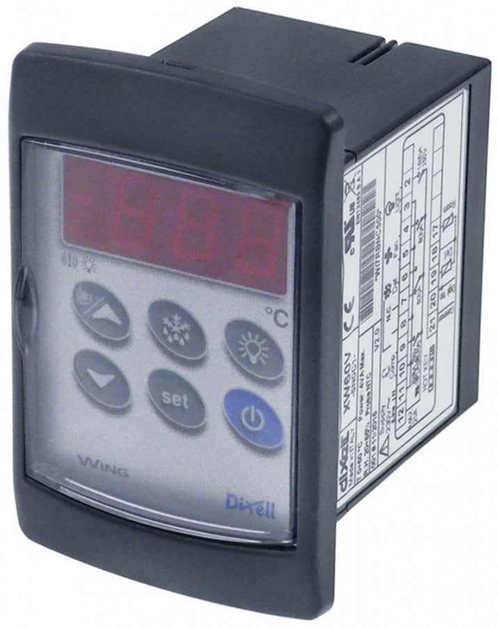 electronic controller DIXELL XW60V-5N0C1 55x70mm built-in depth 59mm 230V voltage AC NTC/PTC