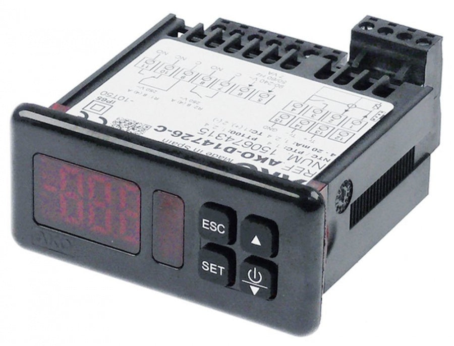 electronic controller AKO type AKO-D14726-C 71x29mm 90-240V voltage AC