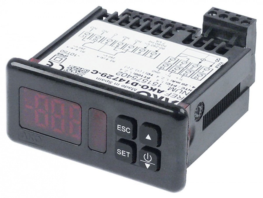 electronic controller AKO type AKO-D14729-C 71x29mm 90-240V voltage AC