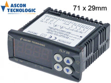 electronic controller TECNOLOGIC type TLY25H 71x29mm 100-240V voltage AC/DC NTC/PTC