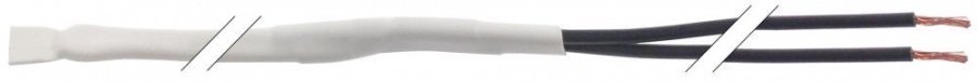 heating cable 6W 240V L 1700mm L1 (unheated) 1050mm L2 (chauffé) 650mm