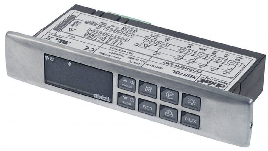 Termostat digital DIXELL XB570L-5N1C1-X, L 150x30 mm, 230 V - 378456