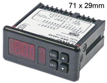 electronic controller AKO type AKO-14545 71x29mm 12V voltage AC NTC/4-20mA relay outputs 7 NO-5A(4)