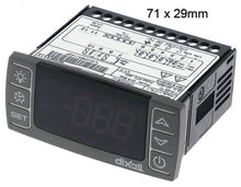 electronic controller DIXELL XR72CX 71x29mm built-in depth 59 mm 12 V voltage AC/DC NTC/PTC