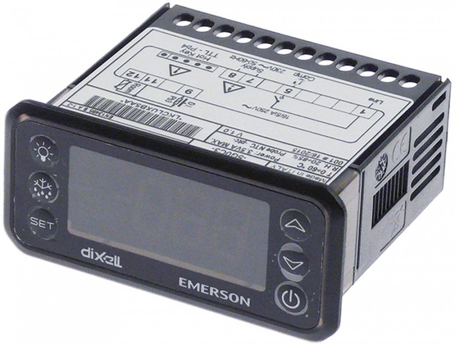 controler digital DIXELL XR20CH-5N0C1 dimensiuni de montaj 71x29mm