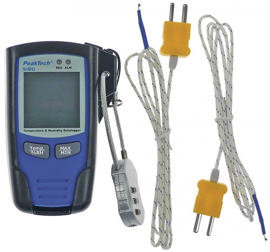 inregistrator de date (data logger) PEAK TECH tip 5180 3.6V tensiune DC -40 până la +70°C