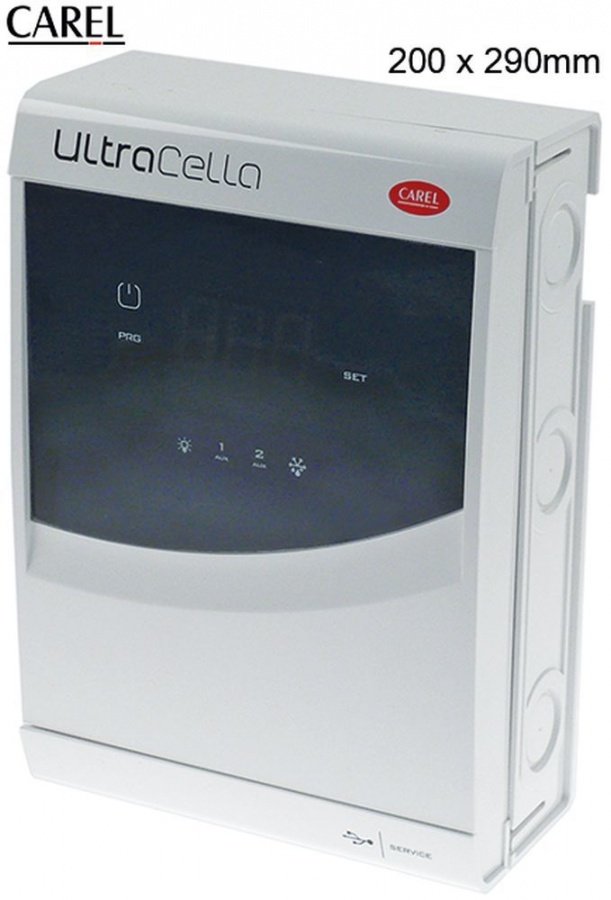 tablou de control racire camere frigorifice CAREL UltraCella dimensiuni de montaj 290x200mm