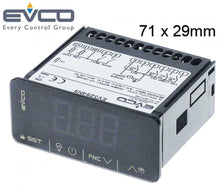 controler digital EVCO tip EV3294N9 dimensiuni de montaj 71x29mm 115-230V tensiune AC