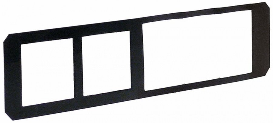 cadru L 162mm L 35mm Î 1mm CAREL plastic negru