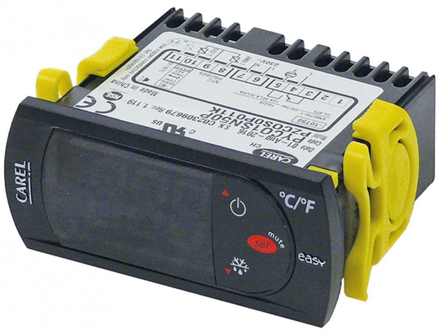 Termostat digital CAREL PYCO1SN50P, dimensiuni de montaj 71x29 mm - 378673