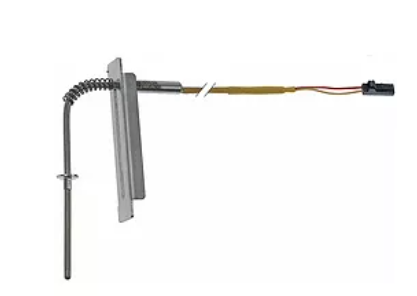 Sonda tip termocupla K, cablu izolat cu fibra de sticla,  -40 până la +250°C - 378748