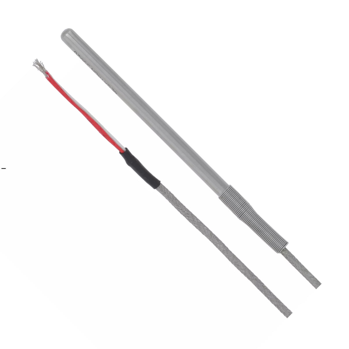 Sonda/senzor de temperatura PT100 -200+600°C, bulb ø 6x100 mm, cablu Vetrorex cu 3 fire, 2,7 metri - 379050