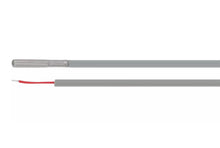 Sonda/senzor de temperatura PTC 1 kOhm, -50 +150°C, bulb ø 6 x 40 mm, cablu siliconic 3 metri - 379064