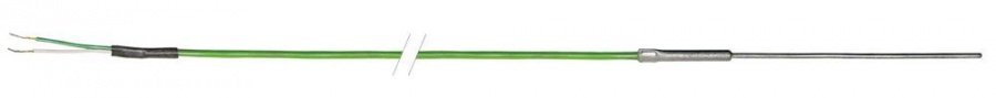Senzor de temperatura model termocupla K (NiCr-Ni), cu 2 fire, senzor ø 2x82 mm, cablu L 3 m - 379067 