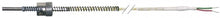 temperature probe thermocouple K (NiCr-Ni) cable silicone probe temperature -50 up to 1150°C