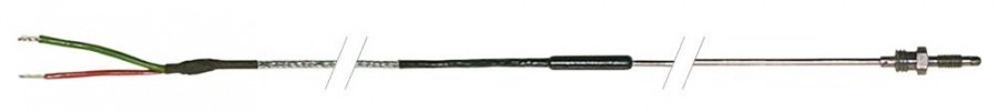 temperature probe thermocouple K (NiCr-Ni) cable Vetrotex probe temperature -50 up to 1150°C