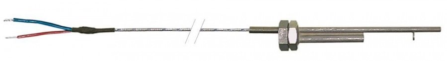 temperature probe thermocouple J (Fe-CuNi) cable Vetrotex probe temperature -50 up to +750°C