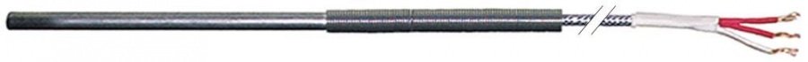 Sonda temperatura PT100 cu 3 fire, -200 +600°C, cablu vetrorex 1,4 m, senzor ø 6 x 85 mm - 379130