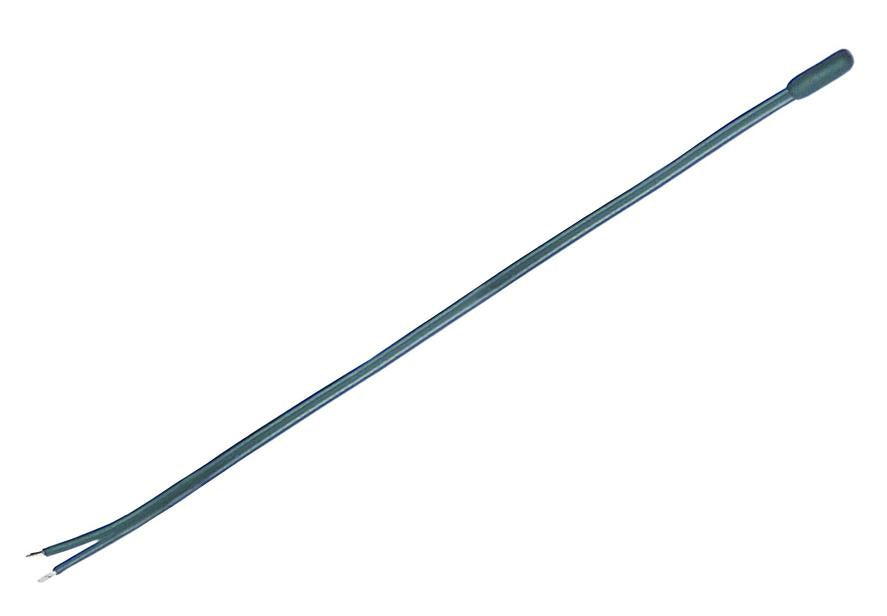 Senzor de temperatura NTC, 10K la 20°C, bulb ø 6 x 14 mm, temp -40+110°C, cablu termoplastic 1,5 m - 379160