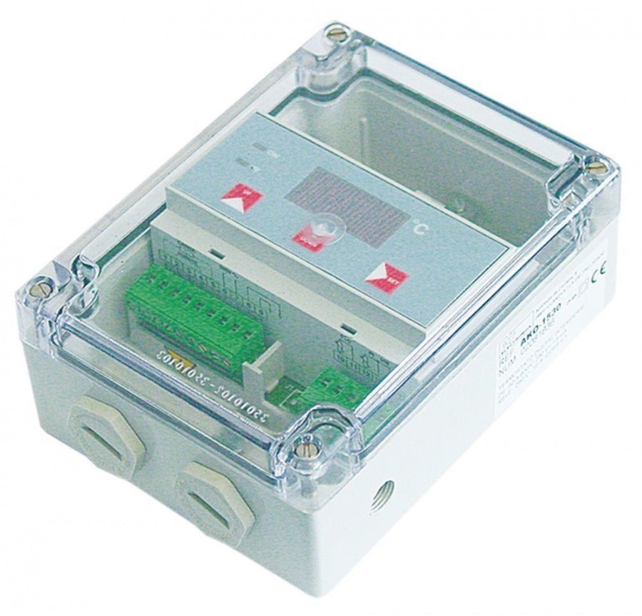 electronic controller AKO type AKO-15300 230V AC Pt100 measuring range -50 up to +600°C