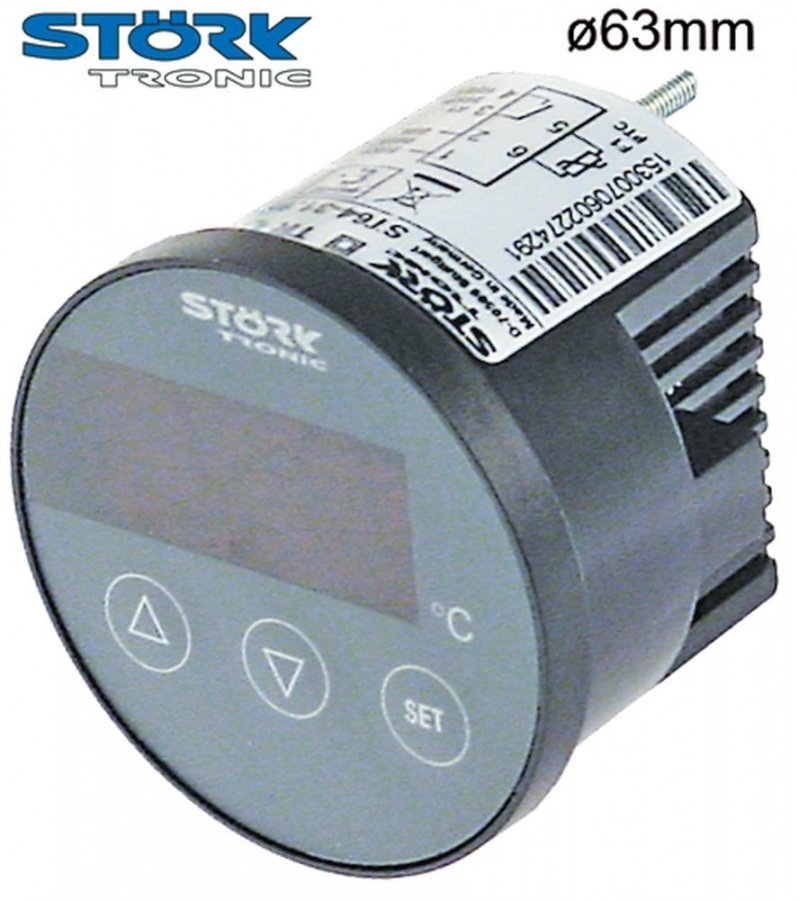 Termoregulator STÖRK-TRONIK tip ST64-31.10, 230 V, pentru sonda PTC, -50+140°C, 900197.007 - 379305