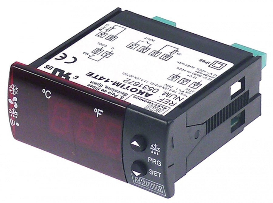 Controler  AKOTIM-14TE, alimentare 12 V AC/DC, cu 2 relee iesire, -50 +99°C - 379367